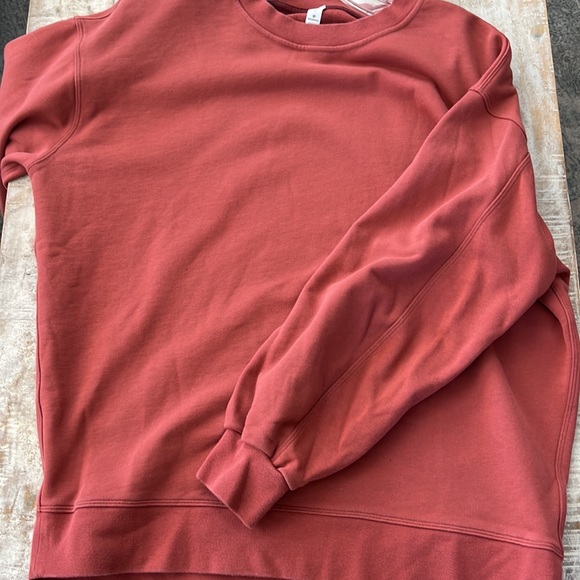 Lululemon Perfectly Overaized Crew Sweatshirt {Pink Savannah} 6 - Picture 5 of 7
